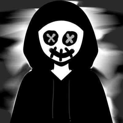 faceless girl in hoodie