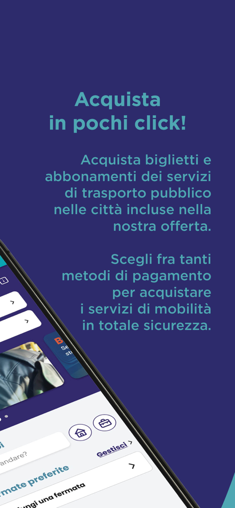 Arriva MyPay - Arriva MyPay mobile app interface for buying Italian public transport tickets