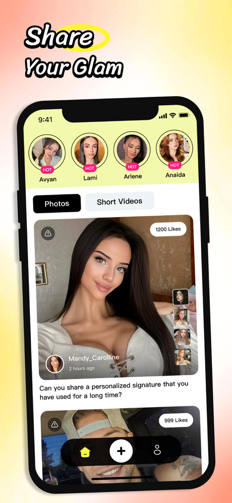 Soku: Video & Live Chat - Soku app interface showing beauty enthusiast photo feed and user profiles