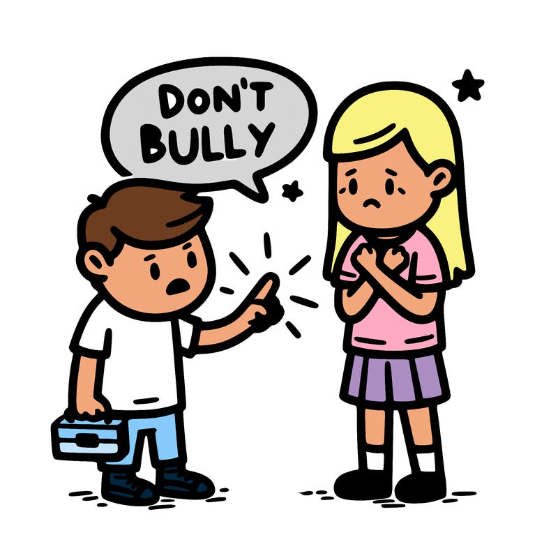 don't bully people