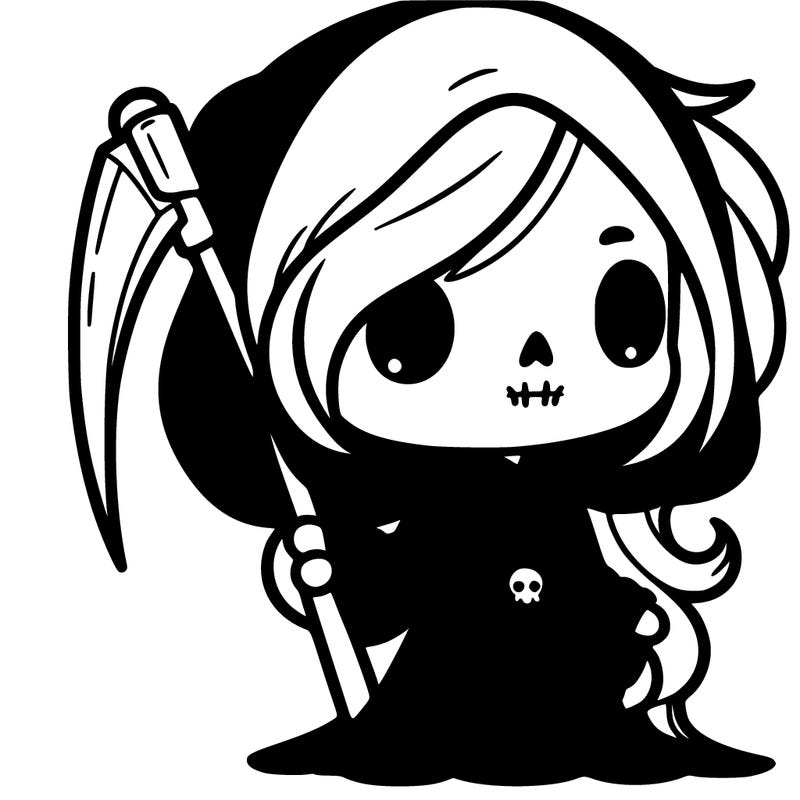 chibi grim reaper