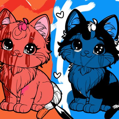 adorable hyper realistic calico cat