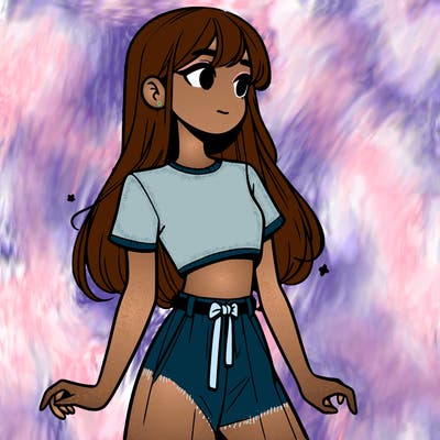 girl in a cute crop top