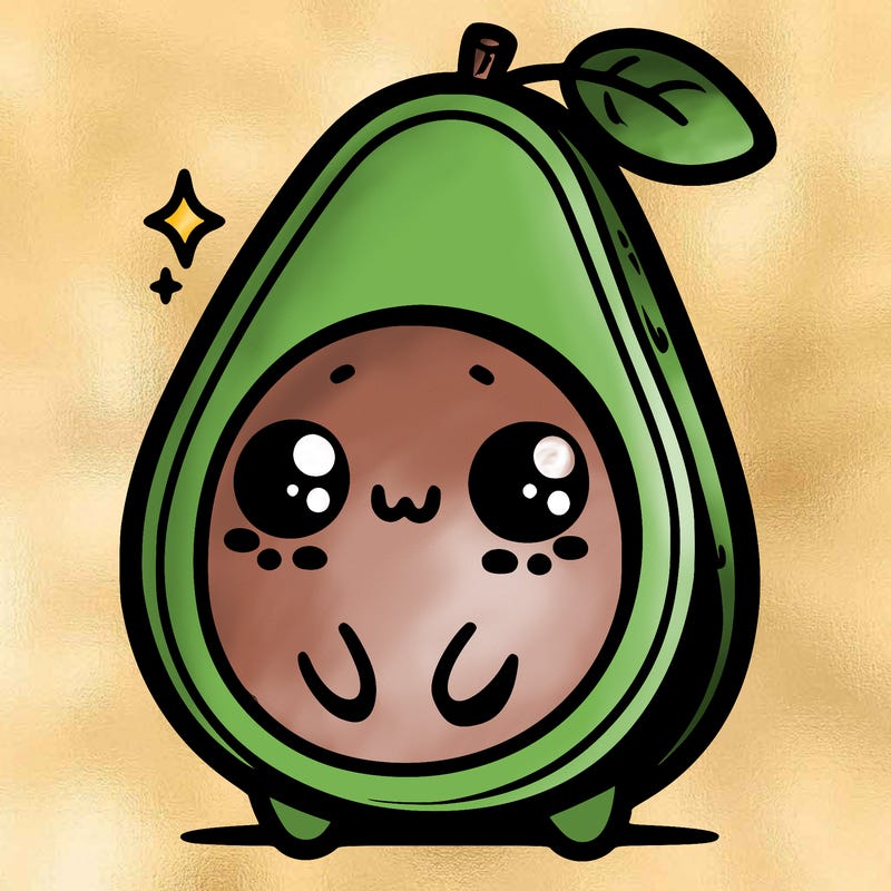 cute avocado