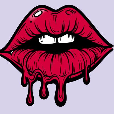 lips that look realistic and drip