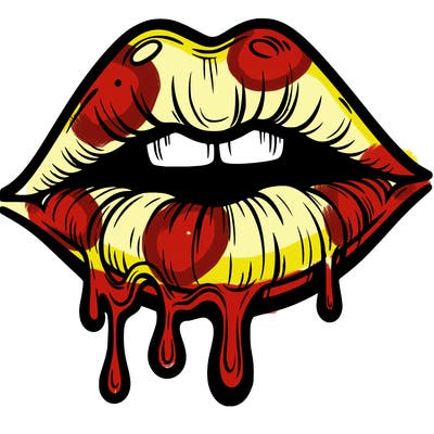 lips that look realistic and drip