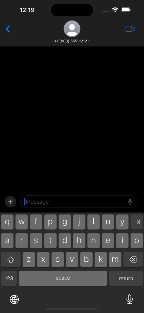 Colemak - Colemak keyboard layout interface on an iPhone