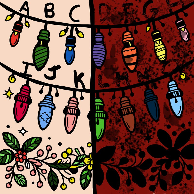 christmas light garland