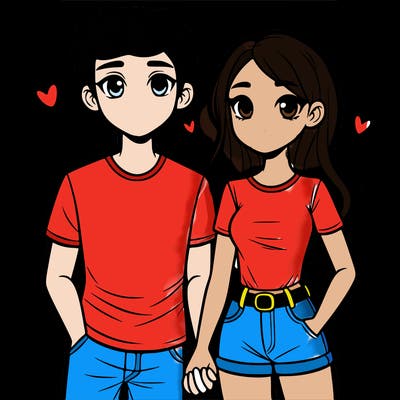 boyfriend and girlfriend