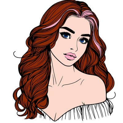 beautiful realistic girl