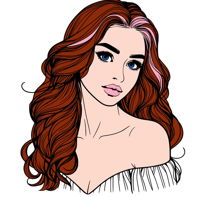 beautiful realistic girl