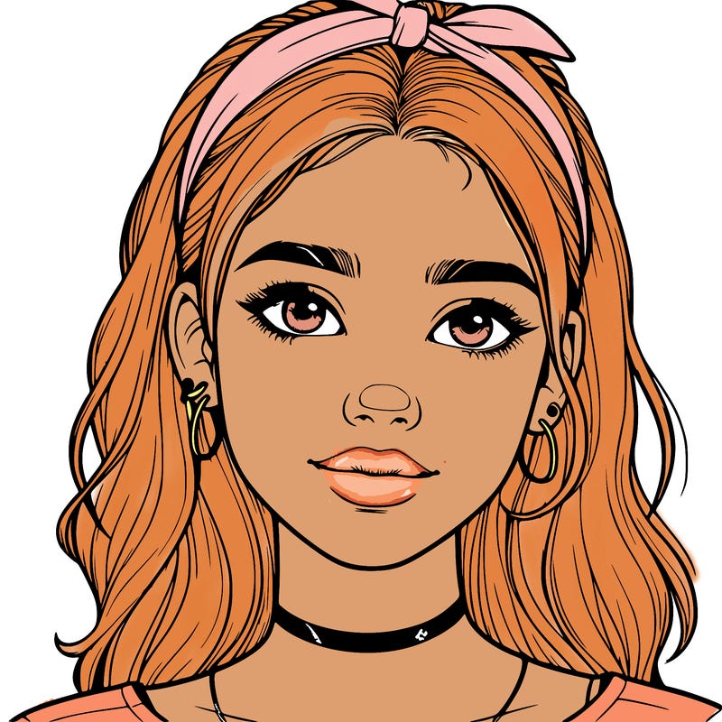 realistic teenage girl