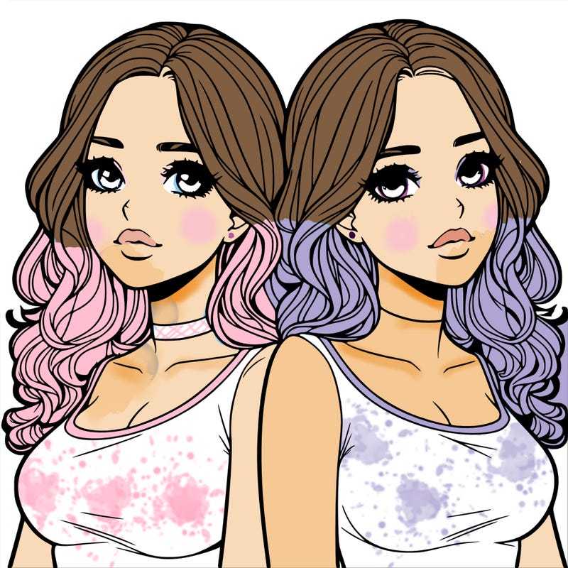 realistic twin sisters