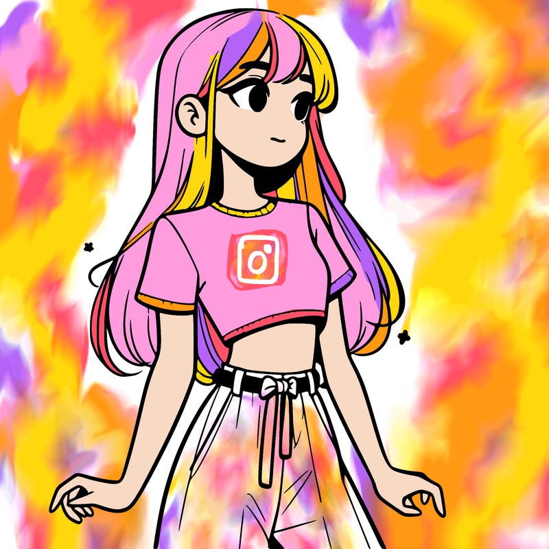 girl in a cute crop top