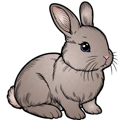 realistic bunny