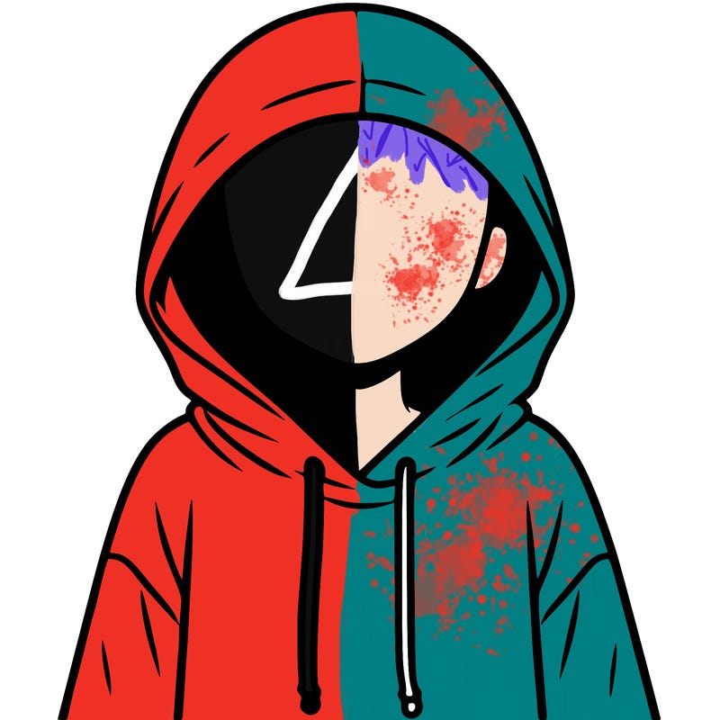 faceless girl in hoodie