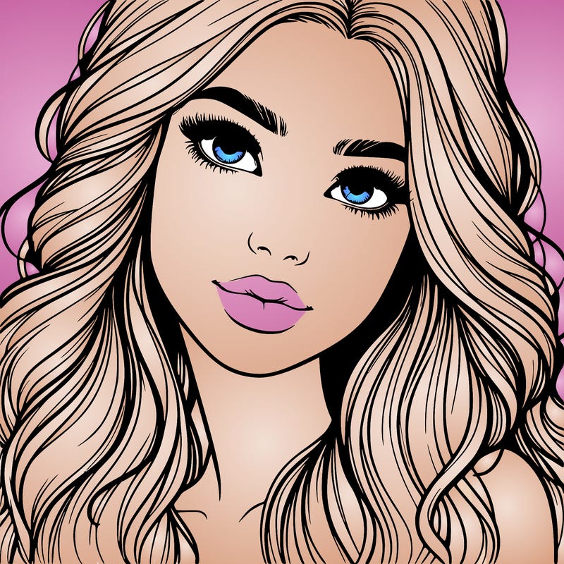 beautiful realistic girl