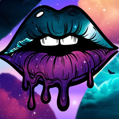 lips that look realistic and drip