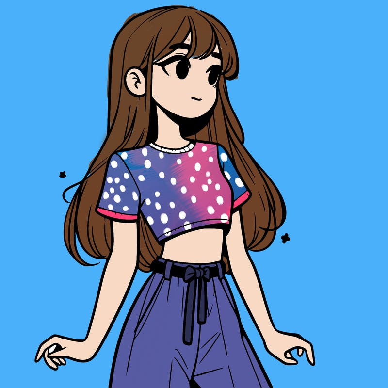 girl in a cute crop top