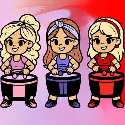 women drummers batucada