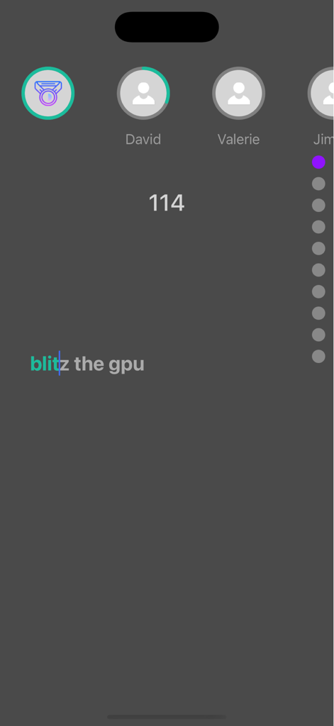 Hacker Keyboard gameplay screen showing a typing task to hack a contact
