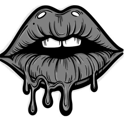 lips that look realistic and drip