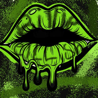 lips that look realistic and drip