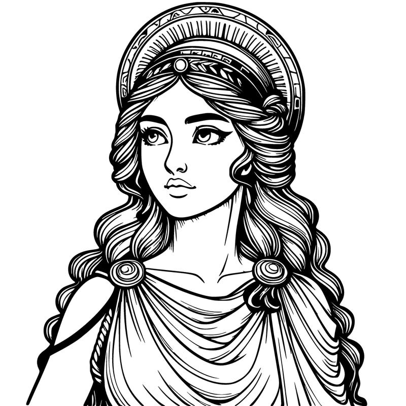 realistic roman goddess