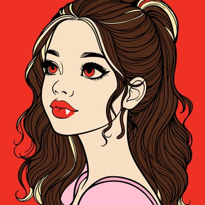 beautiful realistic girl