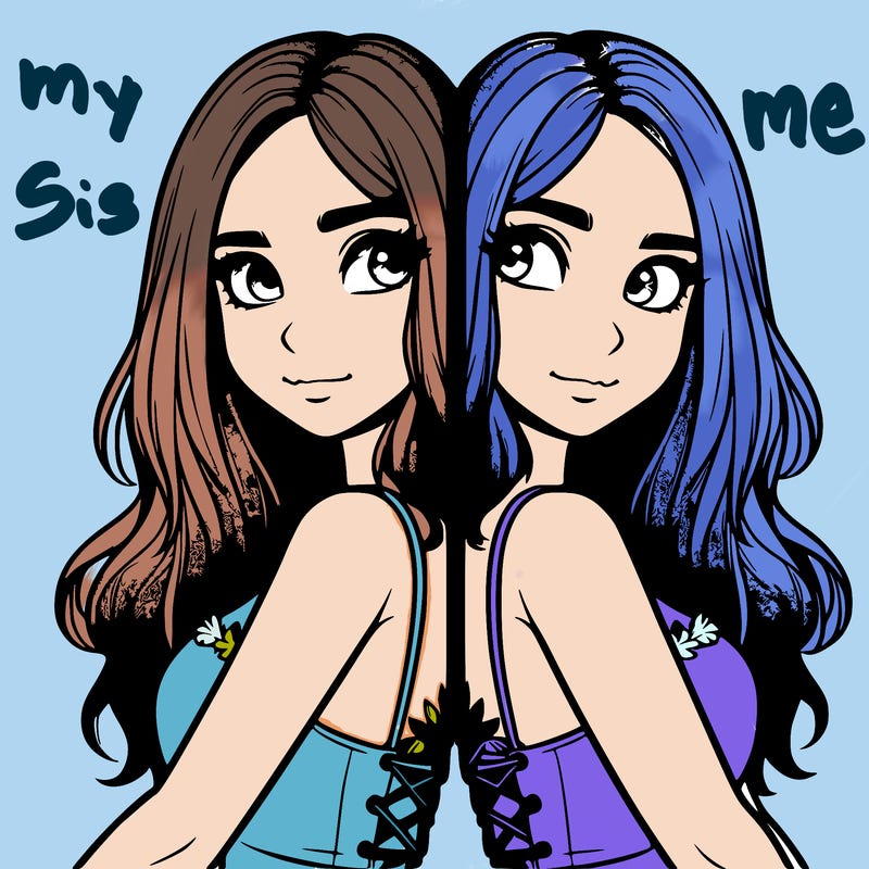 a realistic girl split