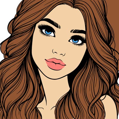 beautiful realistic girl