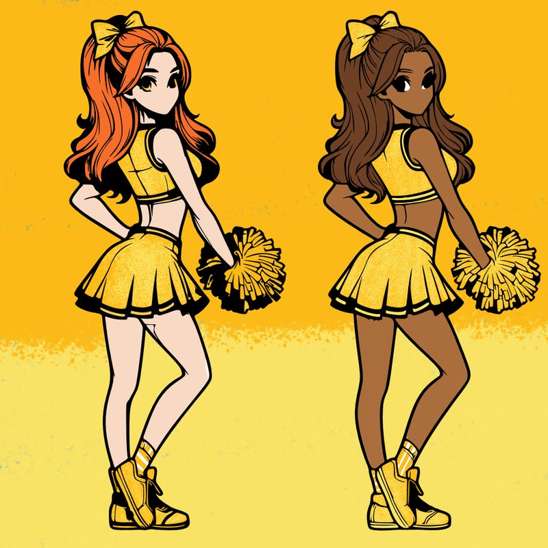 realistic cheerleader