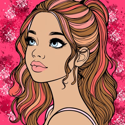 beautiful realistic girl