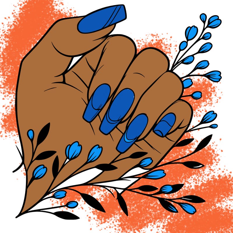 nails with french tip