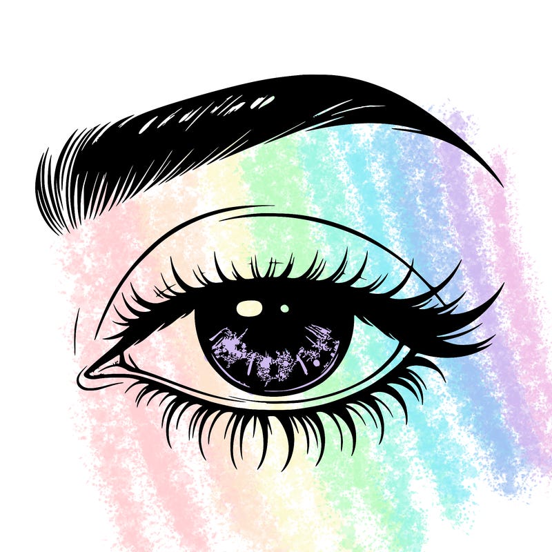 eye closed realistic