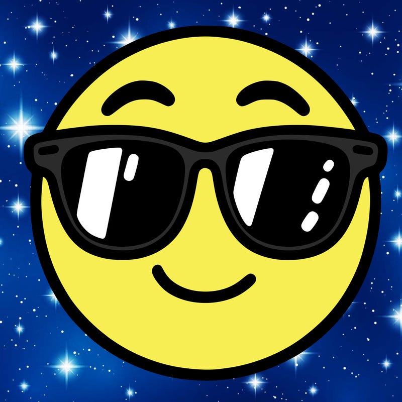 emoji with sunglasses