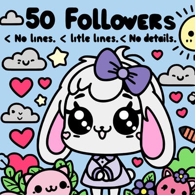 50 followers cute