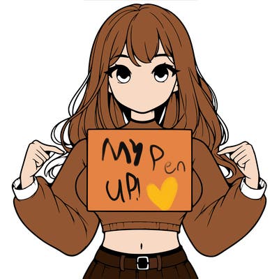 girl holding a blank sign in a long sleeve crop top