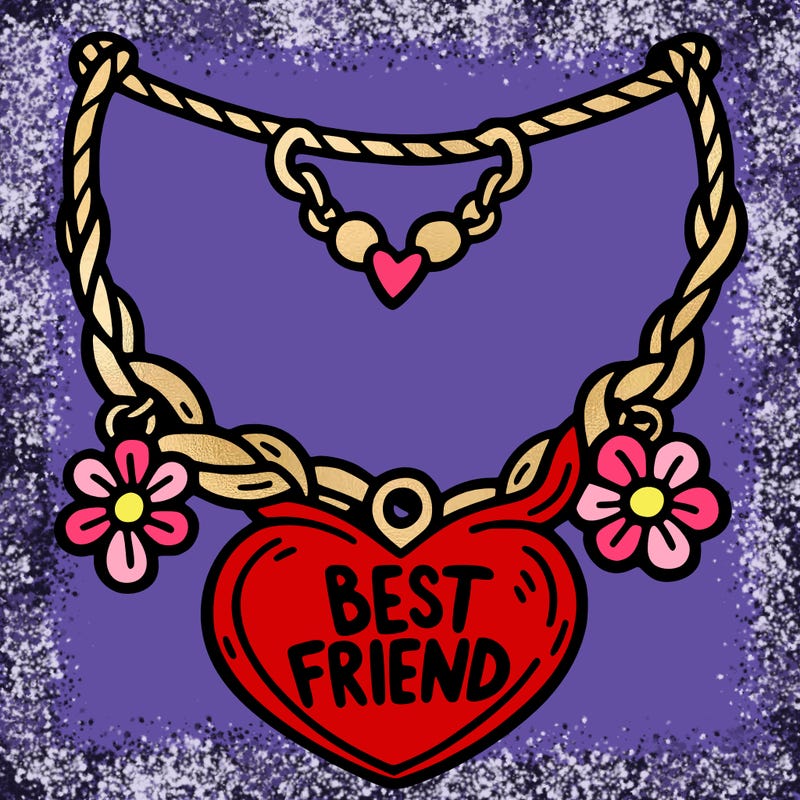 best friend necklace