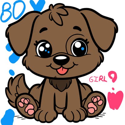 a cute dog