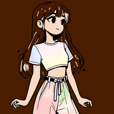 girl in a cute crop top