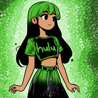 girl in a cute crop top