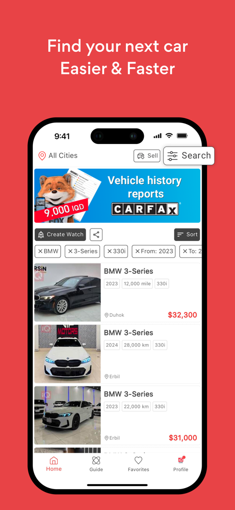 iQ Cars - سوق سيارات العراق - Search results for BMW vehicles on the iQ Cars mobile marketplace in Iraq