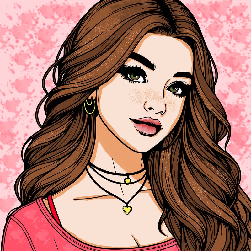 detailed realistic girl