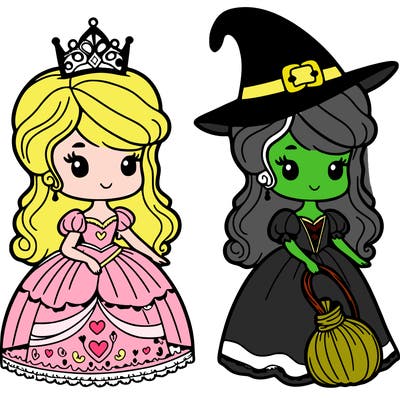 princess as a witch