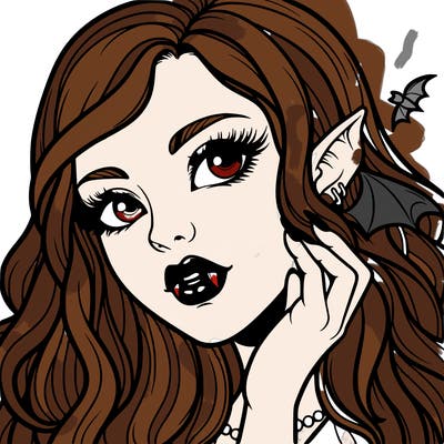 beautiful female vampire