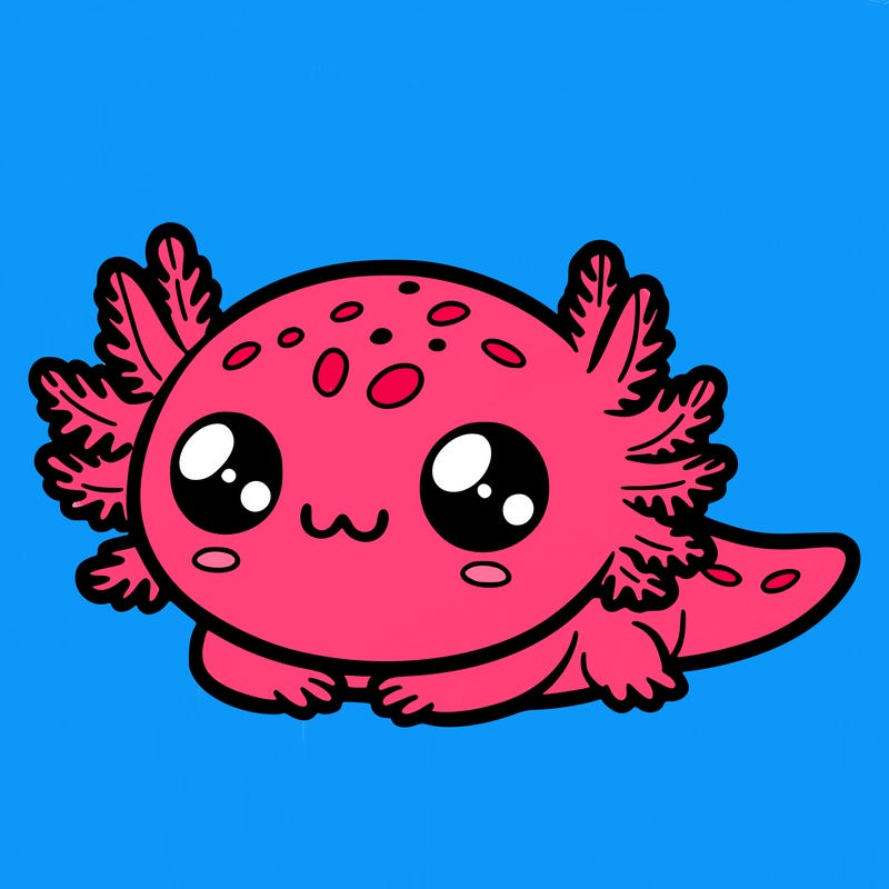 cute axolotl
