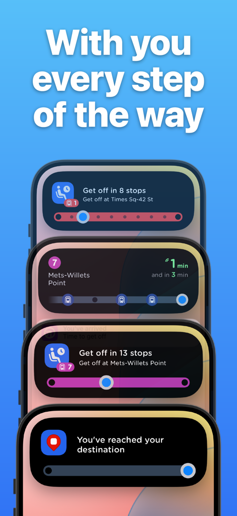 NYC Transit: MTA Subway & Bus - L'app NYC Transit mostra avvisi sulle fermate della metropolitana e orari di arrivo in tempo reale su iPhone