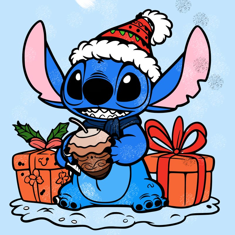 stitch at christmas