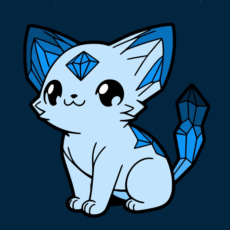 crystal kitten